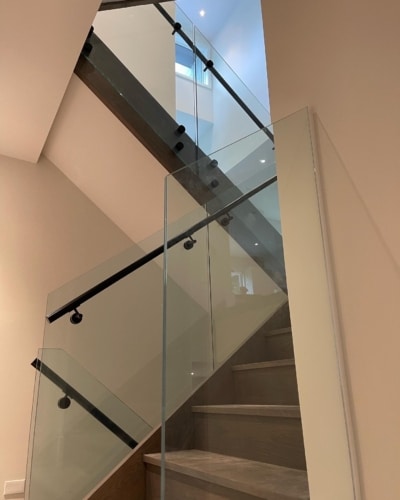 glass railing installation in tenafly nj