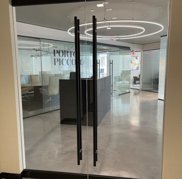 Glass Entrance Doors Walls Partitions In Englewood Cliffs NJ   Allglass 003 600x589 