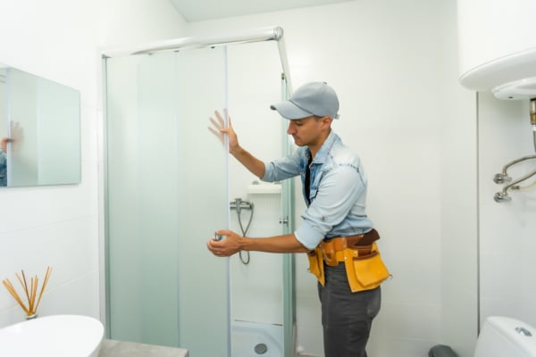 installing a shower enclosure